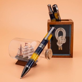 Długopis Regatta Sport, Niebieski/Żółty