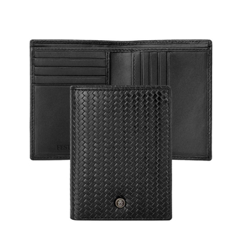 Podwójne etui na karty Interlace Black