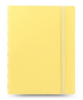 Notebook fILOFAX CLASSIC Pastels A5 blok w linie, pastolowy żółty