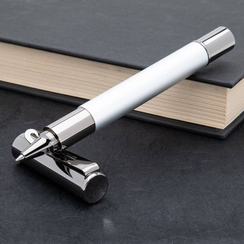 Pióro kulkowe Monteverde Ritma, srebrne, Silver