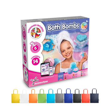 Bath Bombs Kit V. Gra edukacyjna dostarczany ze składaną torbą prezentową 190T