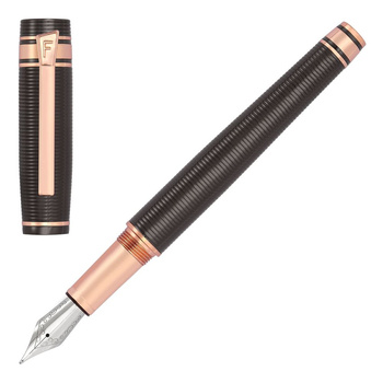 Wieczne pióro Bold Stripe Gun & Rosegold