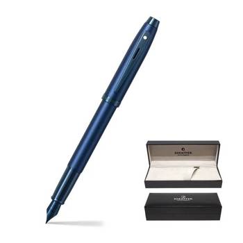 9371 Pióro wieczne Sheaffer kolekcja 100, niebieskie, wykończenia z niebieskiego PVD