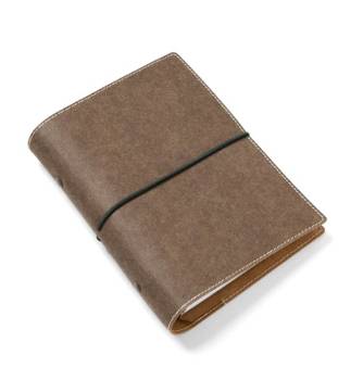 Organizer fILOFAX Eco Essential Personal, brązowy, Dark Walnut