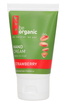 Be Organic Krem do rąk TRUSKAWKA