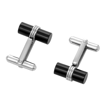 Spinki do mankietów Whiteline Black