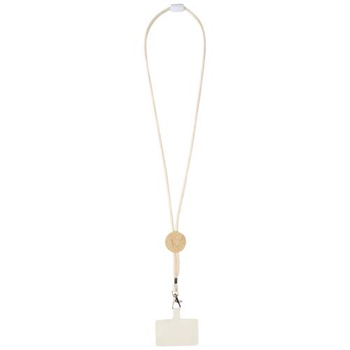 Adhab smycz na smartfona z detalami z bambusa