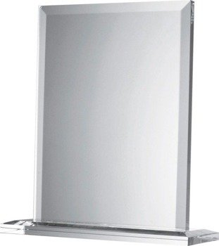 Szklany blok z podstawką