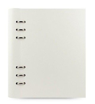 Clipbook fILOFAX CLASSIC A5, notatnik i terminarze bez dat, biała okładka