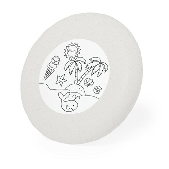 Frisbee do kolorowania, kredki