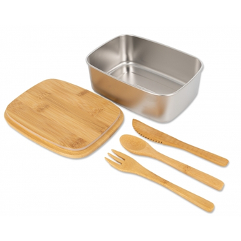 Lunch box ze sztućcami 1000 ml DIEST