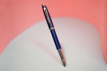 9339 Pióro wieczne Sheaffer kolekcja 100, niebieskie, wykończenia chromowane