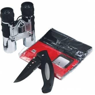 Zestaw turystyczny z lornetką CROSSET Schwarzwolf