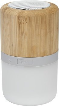 Bambusowy głośnik Bluetooth® Aurea z podświetleniem