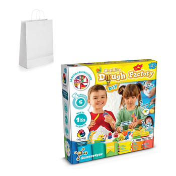 Modeling Dough Factory Kit III. Gra edukacyjna dostarczany z papierową torebką prezentową (100 g/m²)