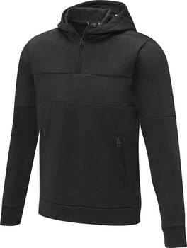 Sayan męska ciepła bluza z kapturem i zamkiem na pół długości