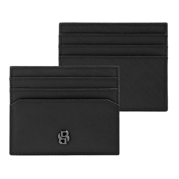 Etui na karty Double B Saffiano Black