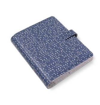 Organizer fILOFAX Indigo A5, ciemnoniebieski, motyw Snow