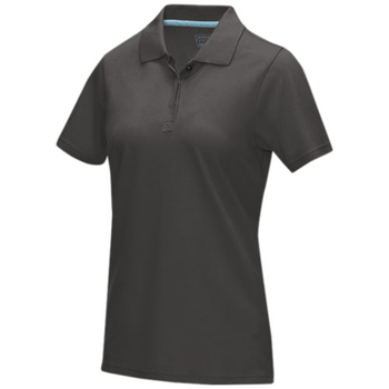 Damska organiczna koszulka polo Graphite