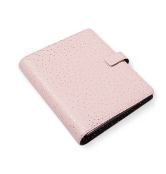 Organizer fILOFAX Confetti A5, różowy, motyw Rose Quartz