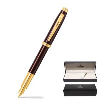 9370 Pióro wieczne Sheaffer kolekcja 100, brązowy, wykończenia w kolorze złotym