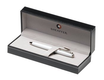 9805 Długopis Sheaffer Prelude Mini, białe, wykończenia niklowane