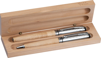 Drewniany zestaw piśmienniczy Mark Twain