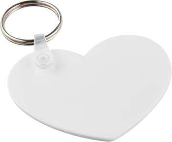 Tait łańcuch do kluczy z recyklingu w kształcie serca