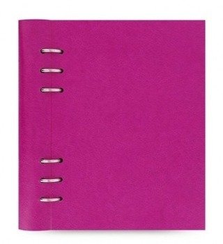 Clipbook fILOFAX CLASSIC A5, notatnik i terminarze bez dat, okładka w kolorze fuksji