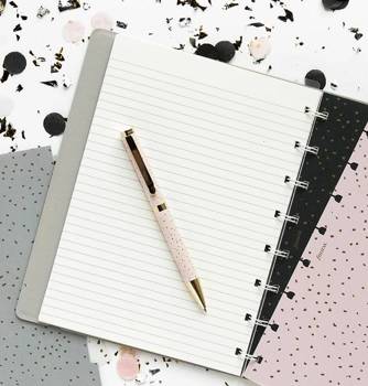 Długopis Confetti Rose Quartz, różowy