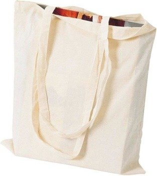 Torba bawełniana, długie uchwyty