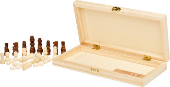 King drewniany zestaw szachowy