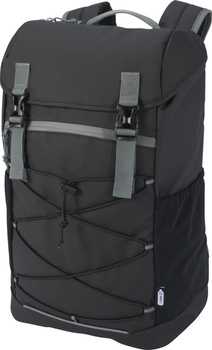 Aqua wodoodporny plecak z recyklingu z certyfikatem GRS na laptopa z ekranem 15,6 cali o pojemności 23 l