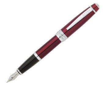 Pióro wieczne Cross Bailey czerwone, elementy chromowane
