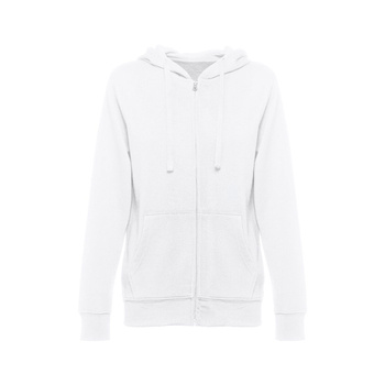 THC AMSTERDAM WOMEN WH. Bluza damska z kapturem i pełnym zamkiem