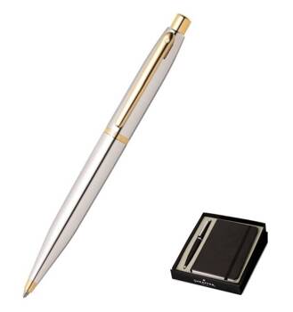 G0000-4 Zestaw prezentowy Sheaffera, długopis 9422 BP chrom, czarny notes A6