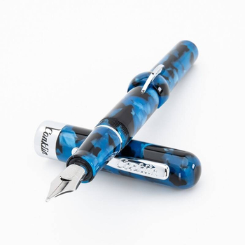 Pióro wieczne Mark Twain Crescent Filler, niebieskie, Vintage Blue