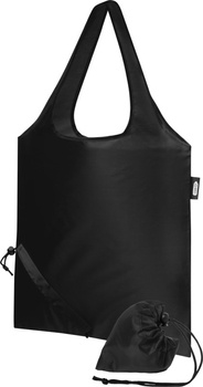 Sabia składana torba z długimi uchwytami z tworzywa RPET