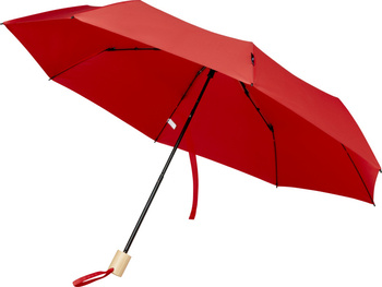 Składany wiatroodporny parasol 51 cm z PET z recyklingu Birgit