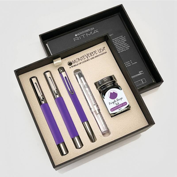 Monteverde Ritma, zestaw 3+2, fioletowy