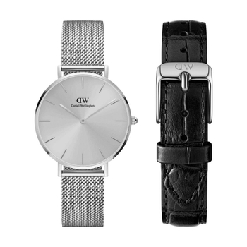 Set Armbanduhr Petite Unitone Silver D32 + Armband Petite Reading Silver L14