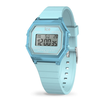 ICE digit retro-Sky blue-Clear-Small