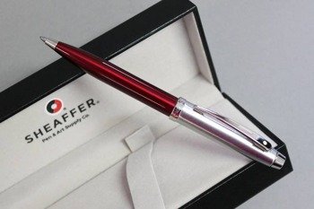 9307 Długopis Sheaffer kolekcja 100, czerwony, wykończenia niklowane