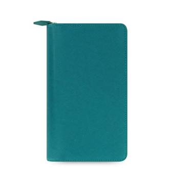 Organizer fILOFAX SAFFIANO Compact ZIP Personal, seledynowy