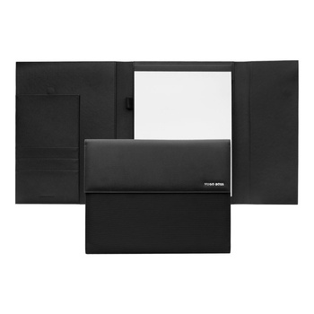 TeczkaA4 Pinstripe Black