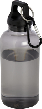 Oregon butelka na wodę o pojemności 400 ml z karabińczykiem wykonana z tworzyw sztucznych pochodzących z recyklingu z certyfi