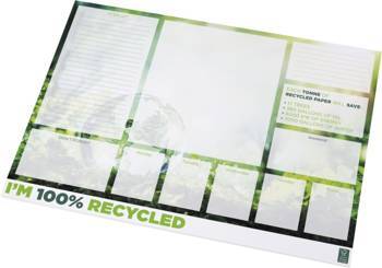 Notatnik Desk-Mate® w formacie A2 z materiałów z recyklingu