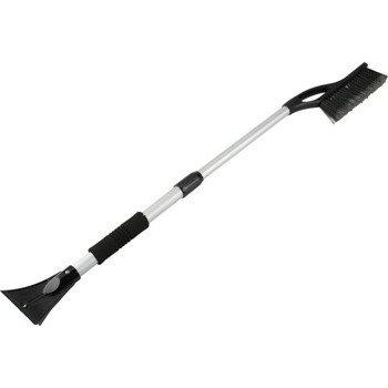 Skrobaczka i miotła do odgarniania śniegu, teleskopowy uchwyt (max. 100 cm)