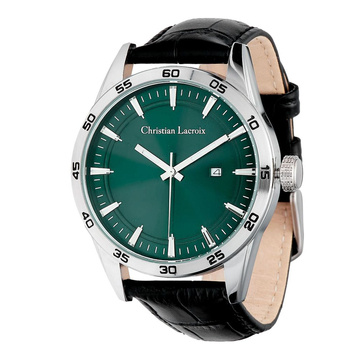 Zegarek z datownikiem Tempus Black / Green