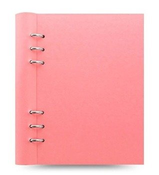Clipbook fILOFAX CLASSIC A5, notatnik i terminarze bez dat, okładka w kolorze pastelowym różowym